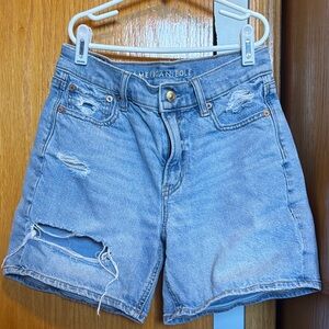 American Eagle Strigid Blue Denim Women's Shorts